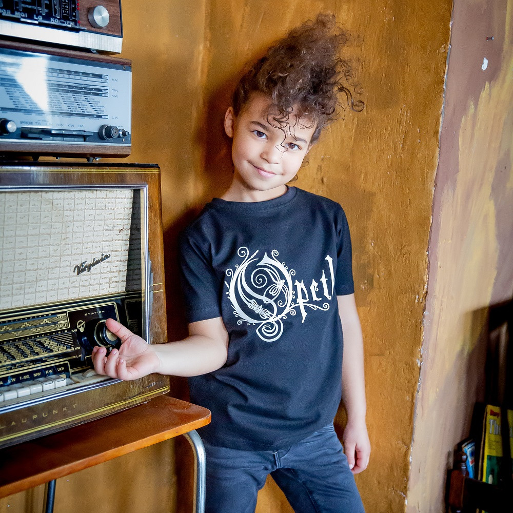 Opeth T-Shirt Logo | Metal clothing for kids fotoshoot